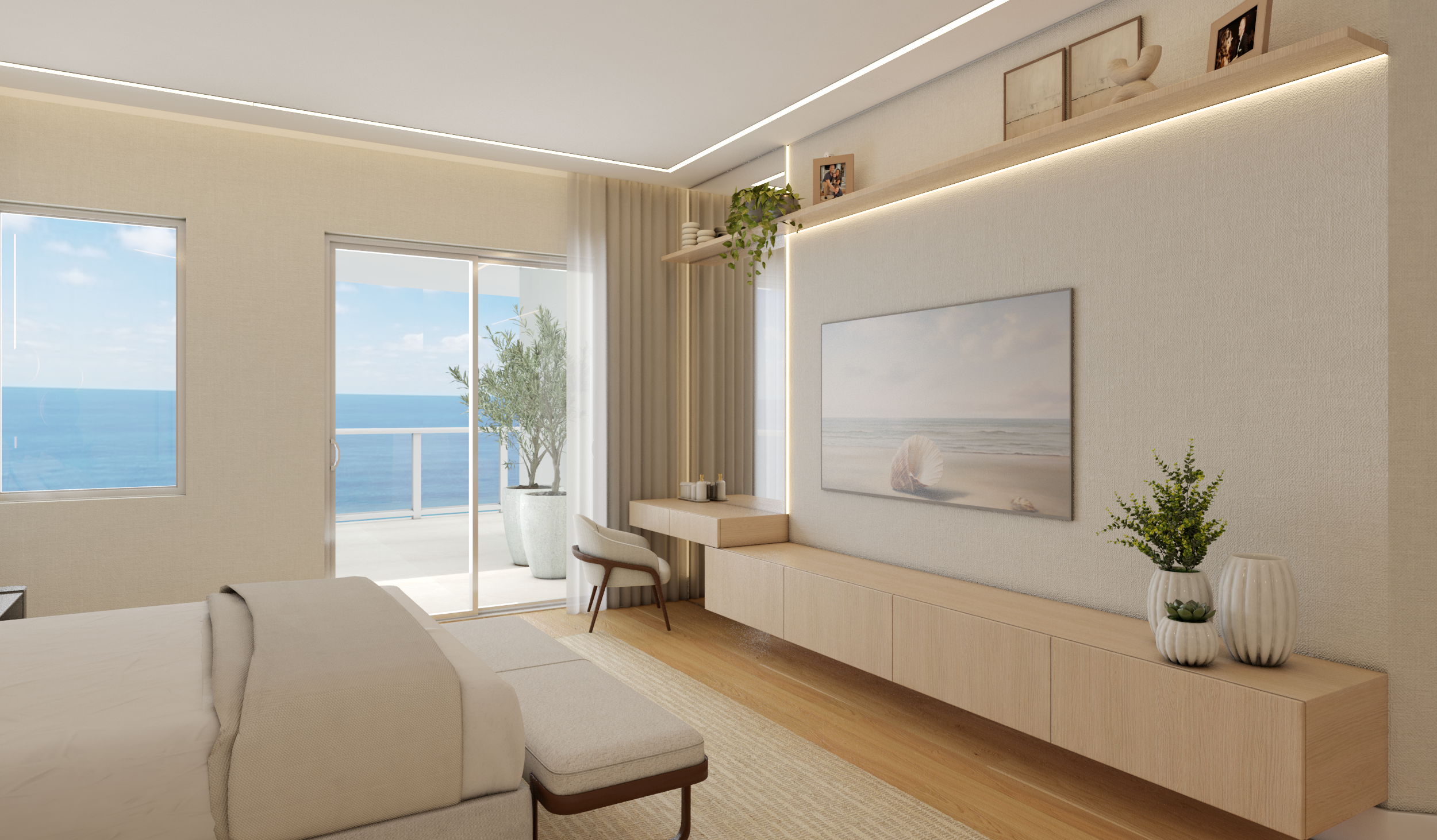 Master Suite view